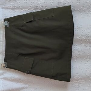 Brandy Melville Olive Cargo Skirt